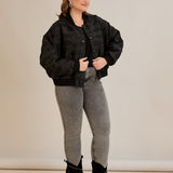 Proljetna kratka bomber jakna oversized kroja