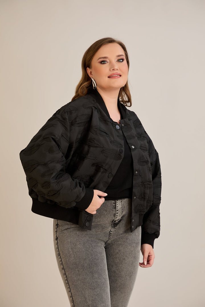 Proljetna kratka bomber jakna oversized kroja
