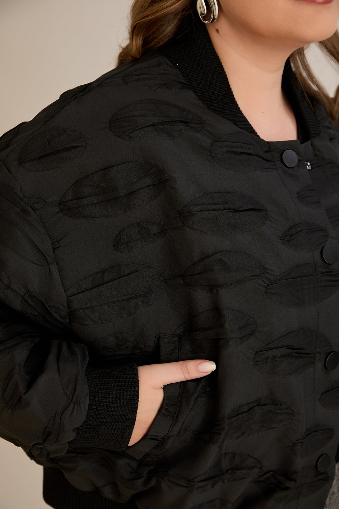 Proljetna kratka bomber jakna oversized kroja