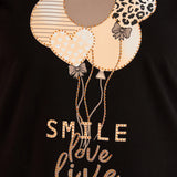Pamučna majica s printom Smile