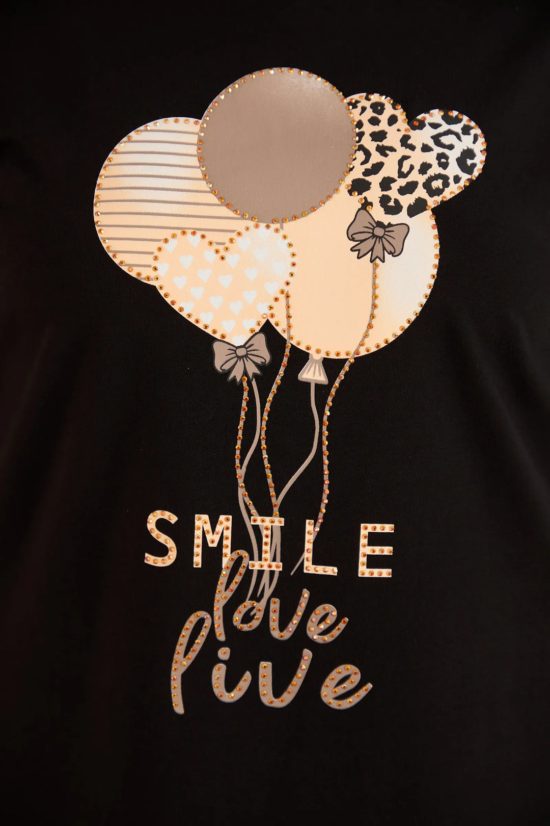 Pamučna majica s printom Smile