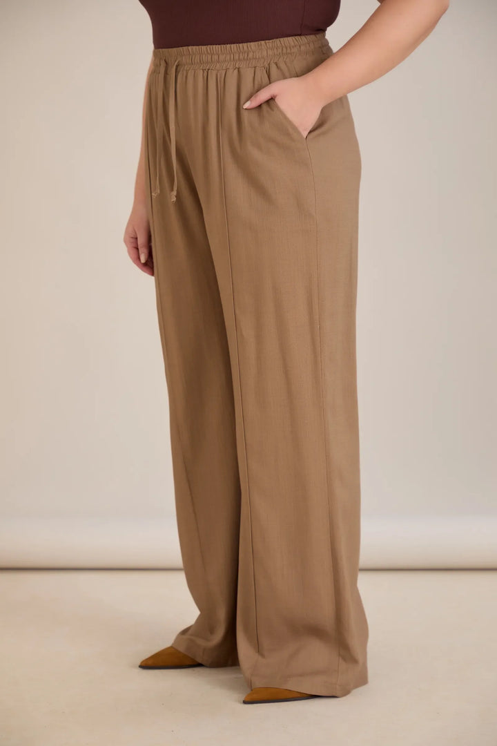 Elegantni set od dva dijela od lana i viskoze – moka
