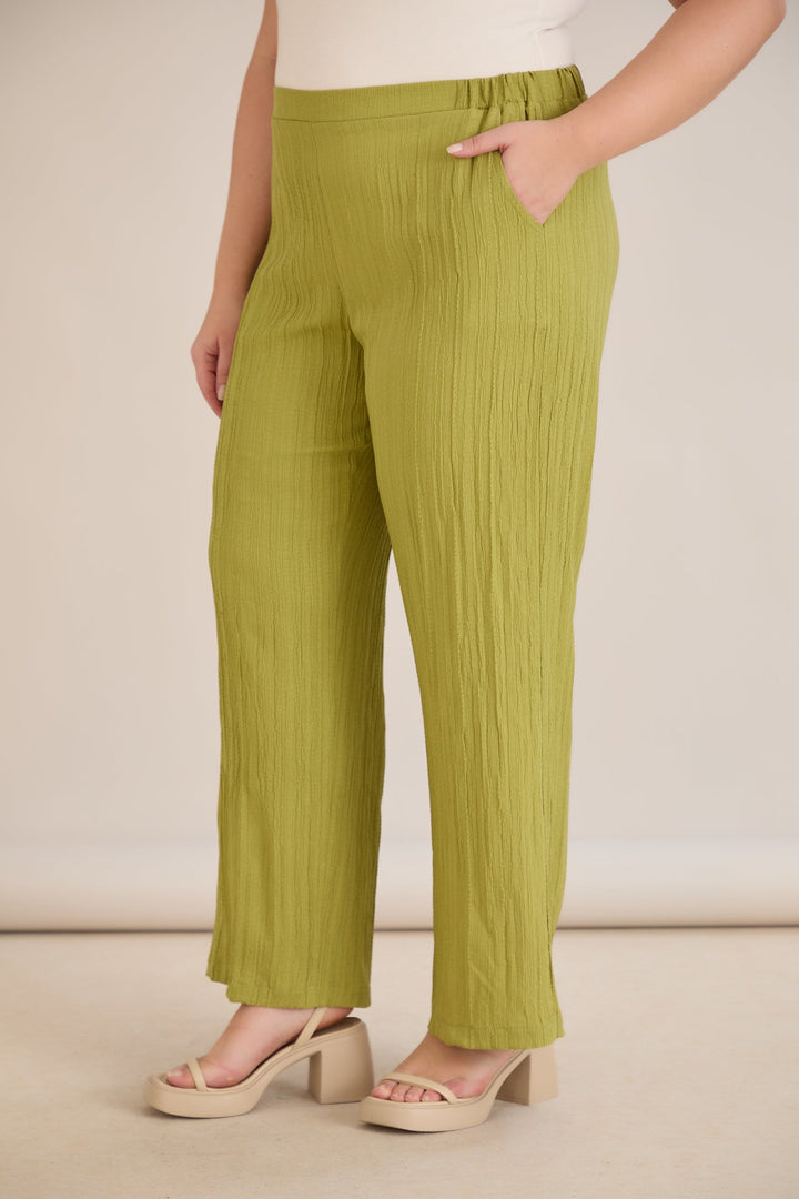 Hlače od laganog reljefnog materijala – Limeta