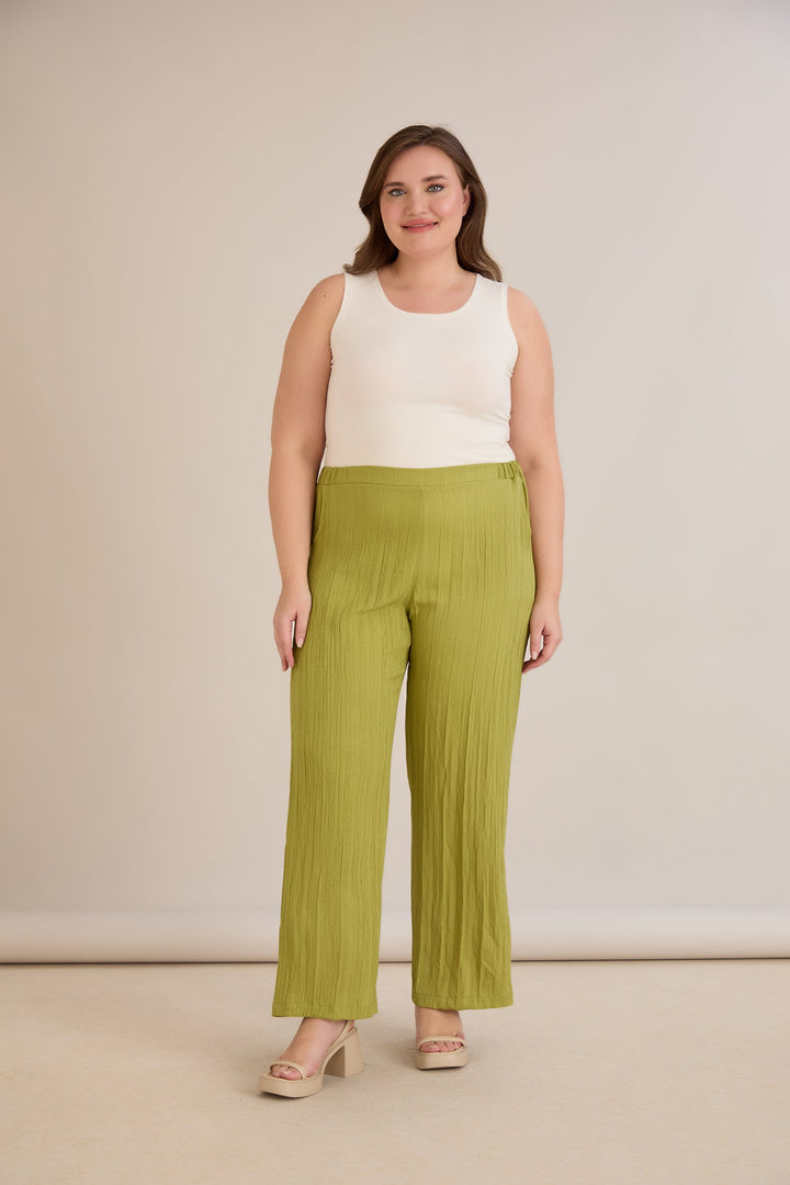 Hlače od laganog reljefnog materijala – Limeta