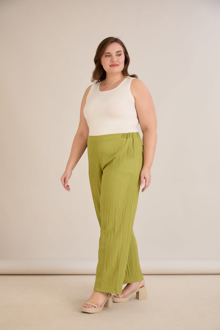 Hlače od laganog reljefnog materijala – Limeta