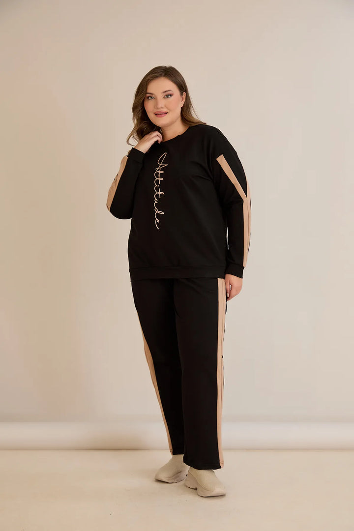 Set od elastičnog materijala s dvostrukim rubom iz 2 dijela