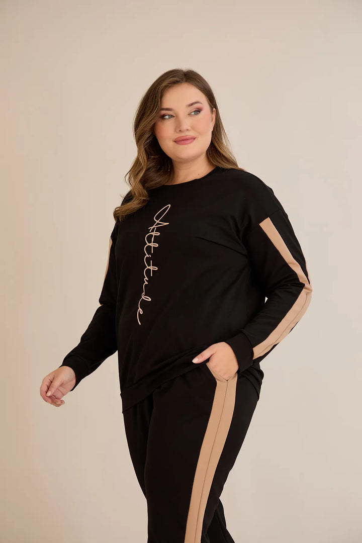 Set od elastičnog materijala s dvostrukim rubom iz 2 dijela