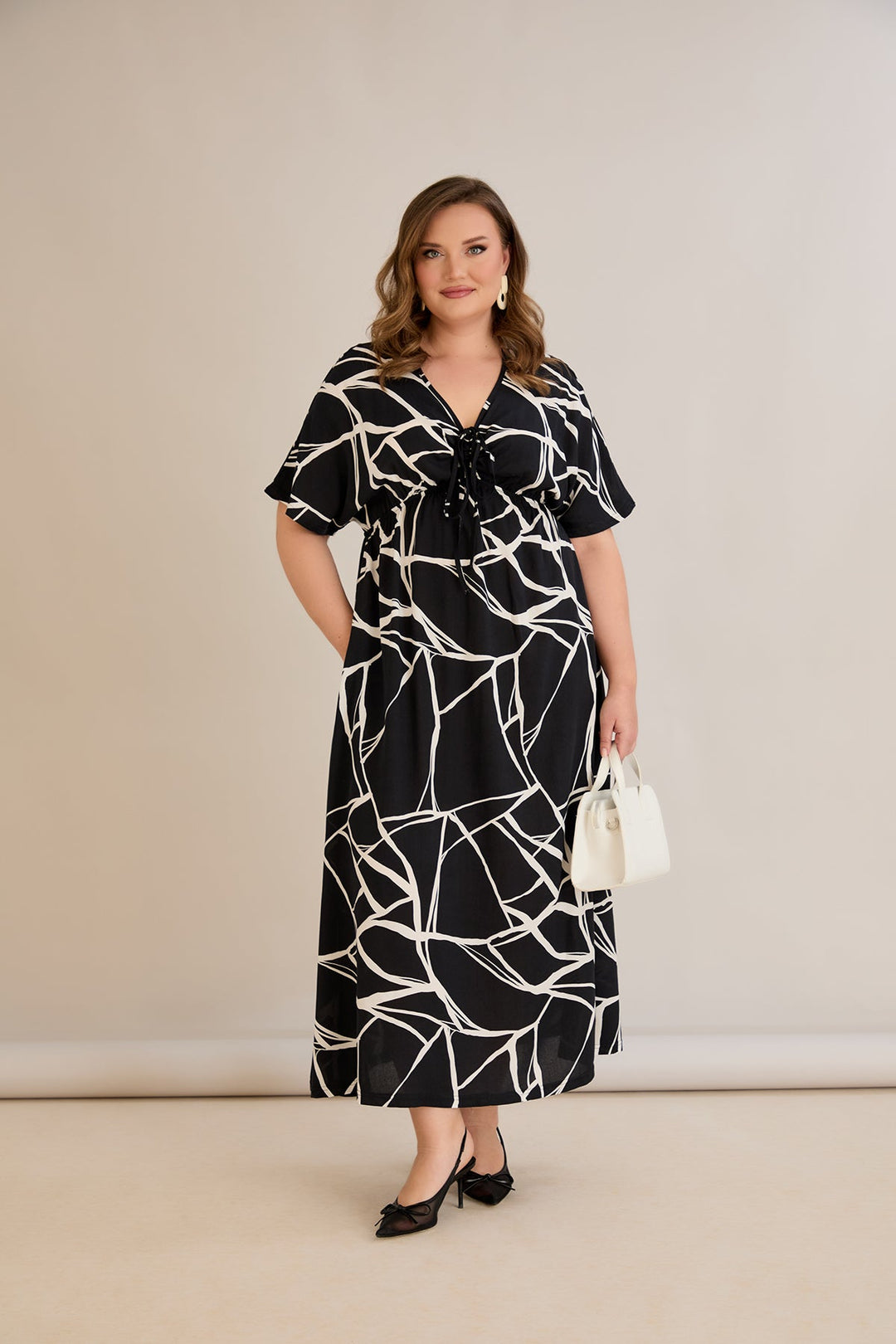 Ljetna haljina od viskoze s džepovima