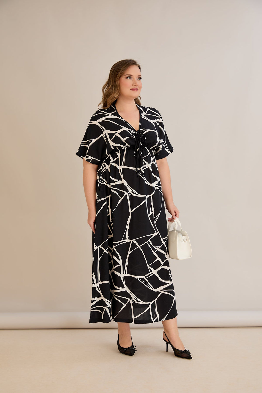 Ljetna haljina od viskoze s džepovima