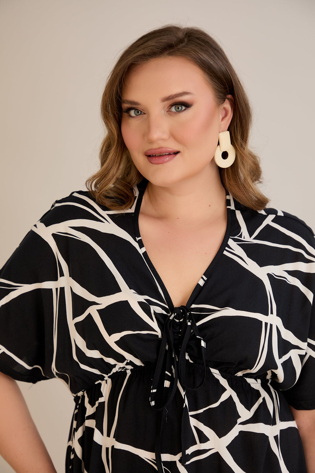 Ljetna haljina od viskoze s džepovima