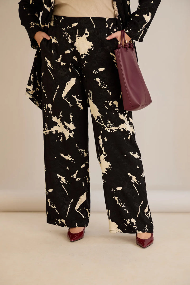 Elegantni set od viskoze s dizajnerskim printom