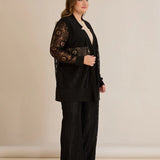Elegantni praznični čipkani set