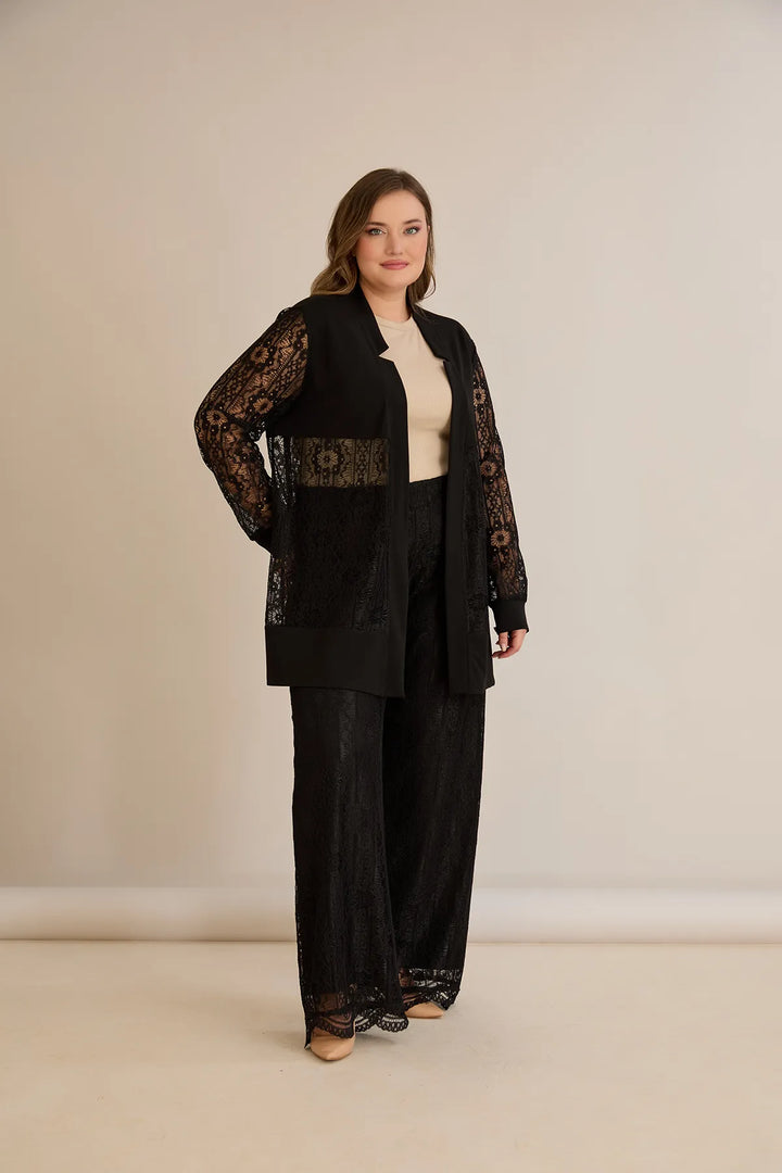 Elegantni praznični čipkani set