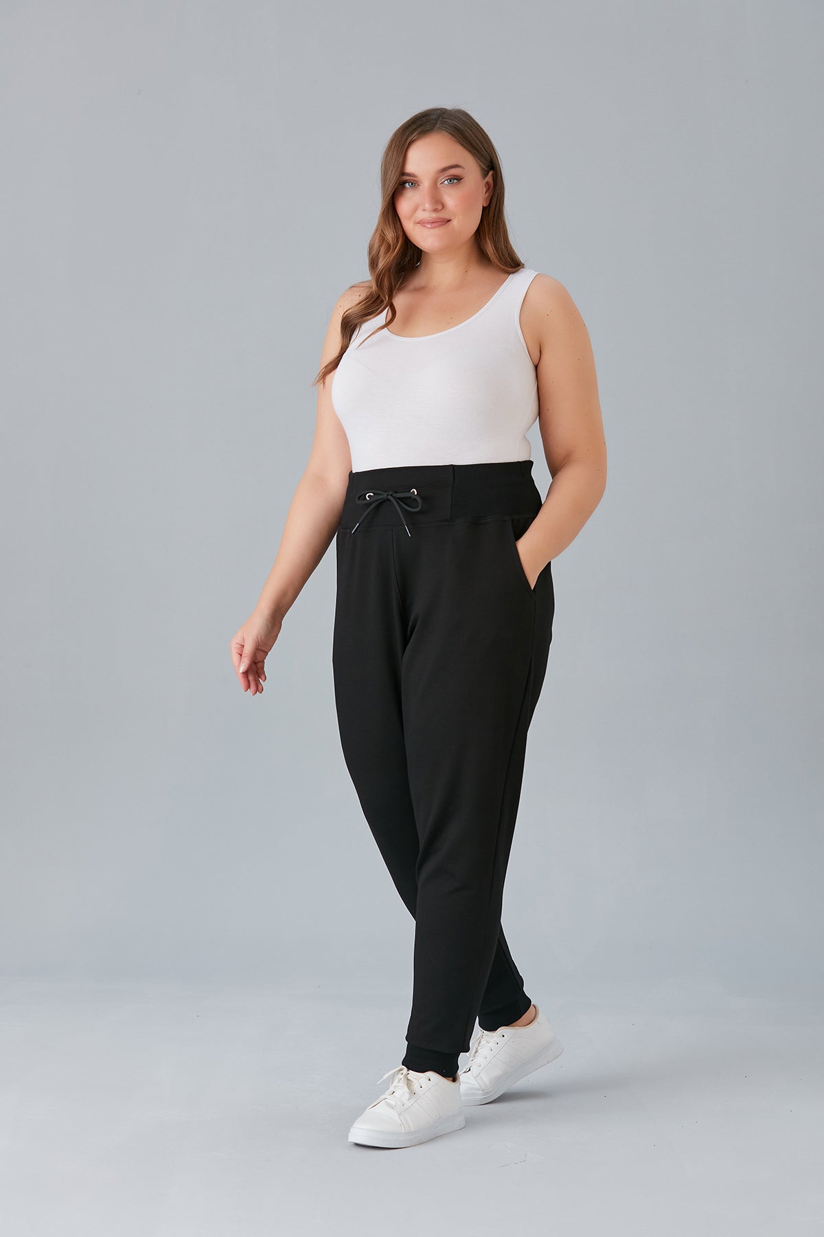 Спортен панталон с широк колан - My Store