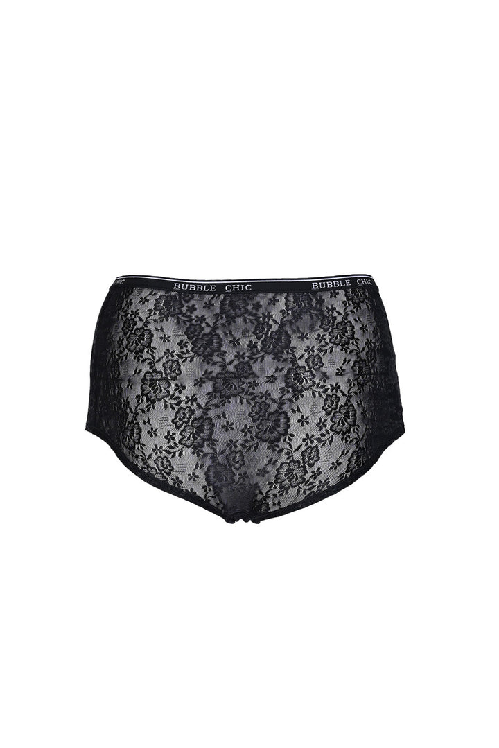 Luksuzne čipkaste gaćice – Crna