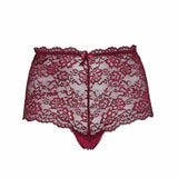Maxi čipkaste tanga gaćice – Bordo