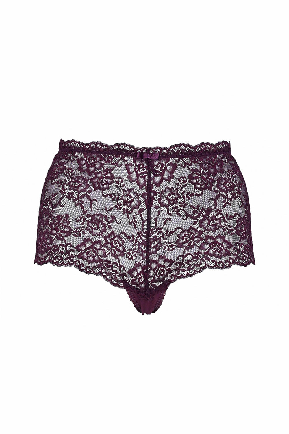 Maxi čipkaste tanga gaćice – Lila