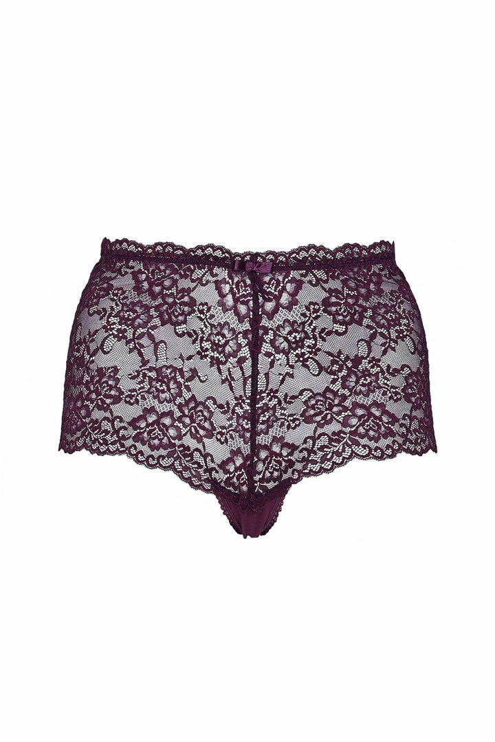 Maxi čipkaste tanga gaćice – Lila