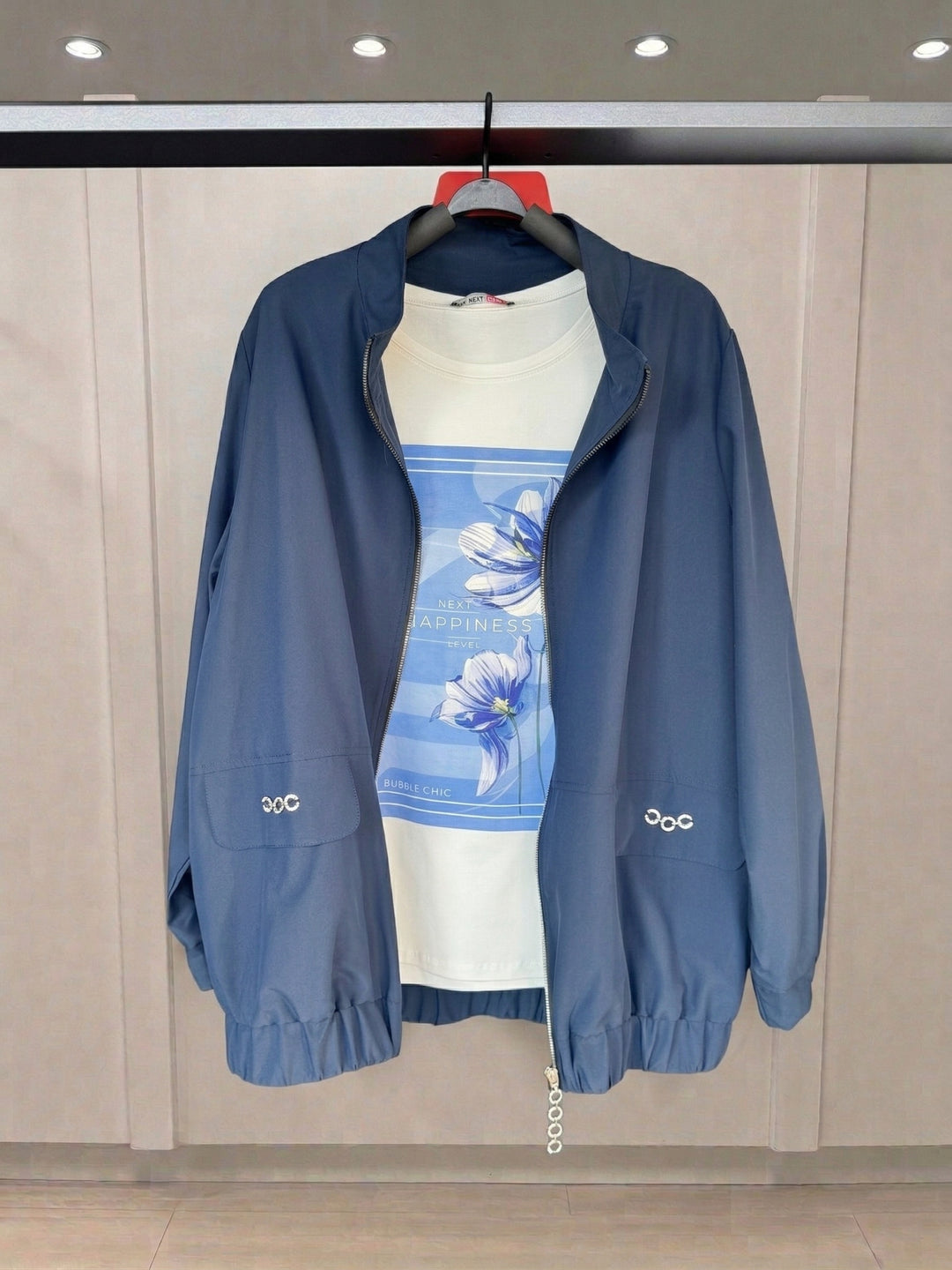 Proljetna bomber jakna – tamnoplava