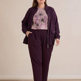 Proljetna bomber jakna – bordo