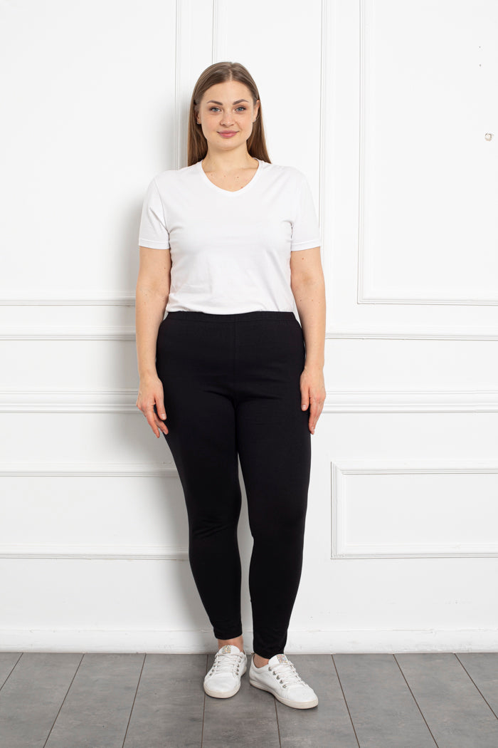 Памучен клин до 150см. ханш - черен