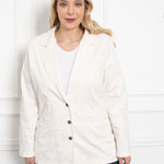 Trapper maxi jakna s preklopom - bijela - My Store