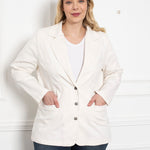 Trapper maxi jakna s preklopom - bijela - My Store