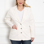 Trapper maxi jakna s preklopom - bijela - My Store