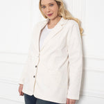 Trapper maxi jakna s preklopom - bijela - My Store