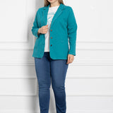 Trapper maxi jakna s preklopom - tirkizna - My Store