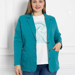 Trapper maxi jakna s preklopom - tirkizna - My Store