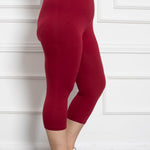 7/8 pamučne tajice do 160cm. hip - crvena - Moja trgovina