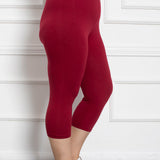 7/8 pamučne tajice do 160cm. hip - crvena - Moja trgovina