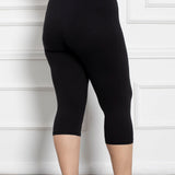 7/8 pamučne tajice do 160cm. hip - crna - Moja trgovina