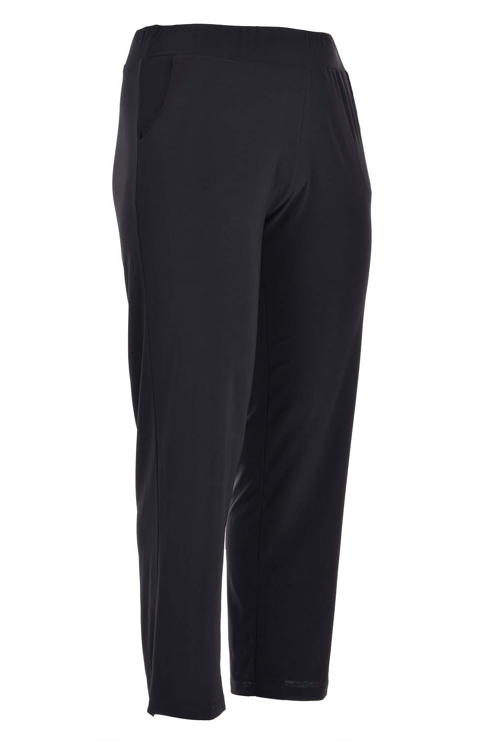 Широк панталон с джобове Шели - черен - My Store