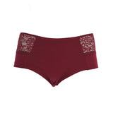 Pamučne gaćice s čipkom – Everyday – Bordo
