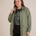 Proljetna bomber jakna – maslinasta