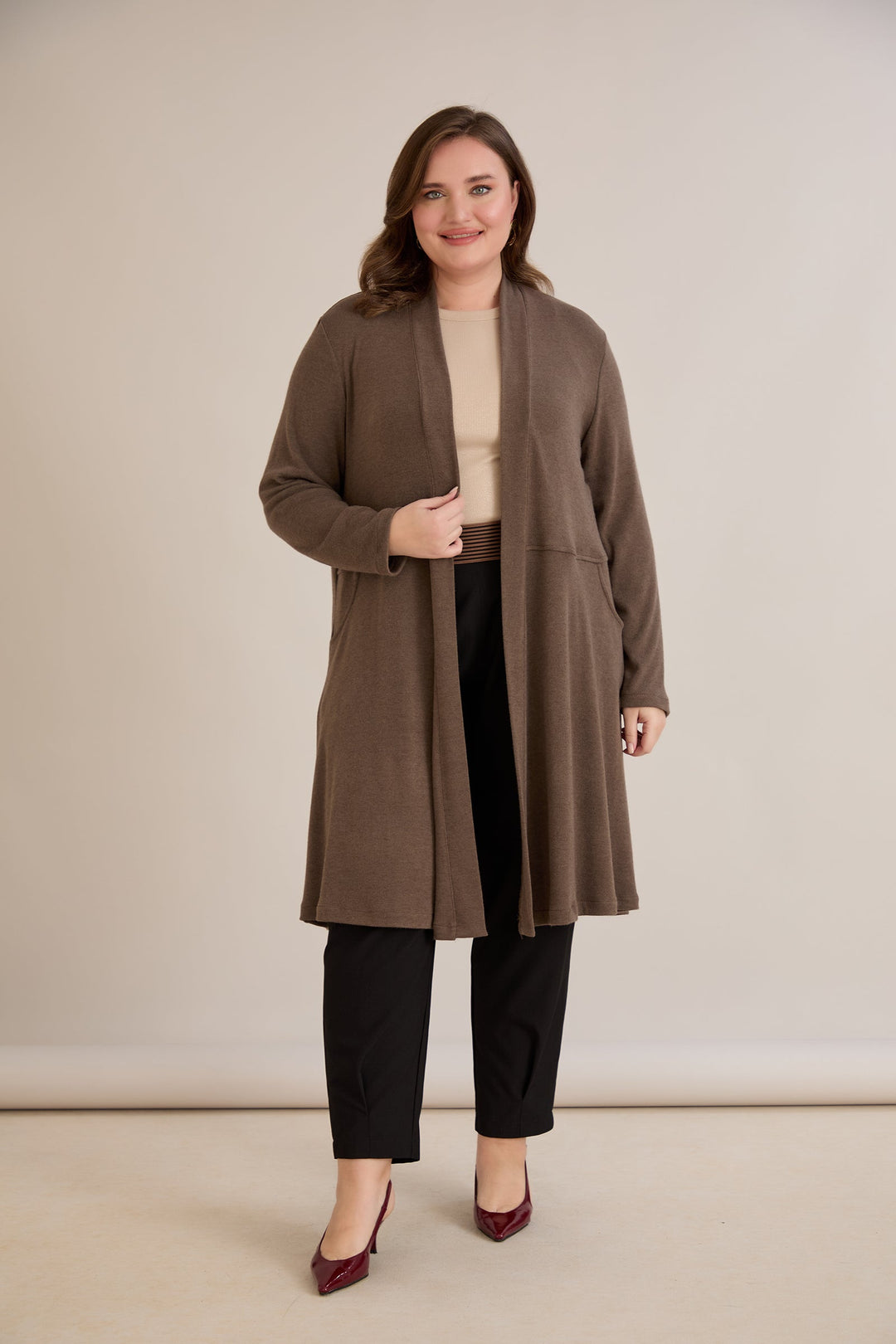 Dugački kardigan – vizon