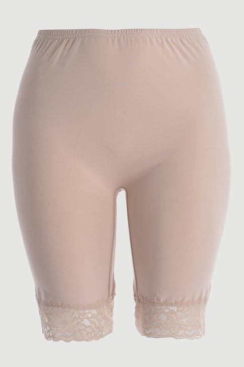 Памучни клинове с дантела против протриване (черен и бежов) (2бр) - My Store