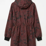 Prijelazna jakna tipa parka - bordo